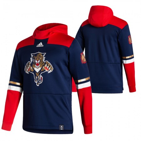 Mænd Florida Panthers Blank 2020-21 Reverse Retro Pullover Hooded Sweatshirt